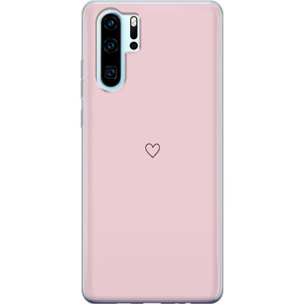 Telefontaske til Huawei P30 Pro med lille hjerte