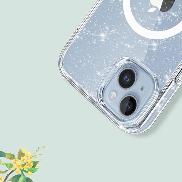 Tech-Protect Mobilskal till iPhone 15 Magsafe Flexair Hybrid Transparent