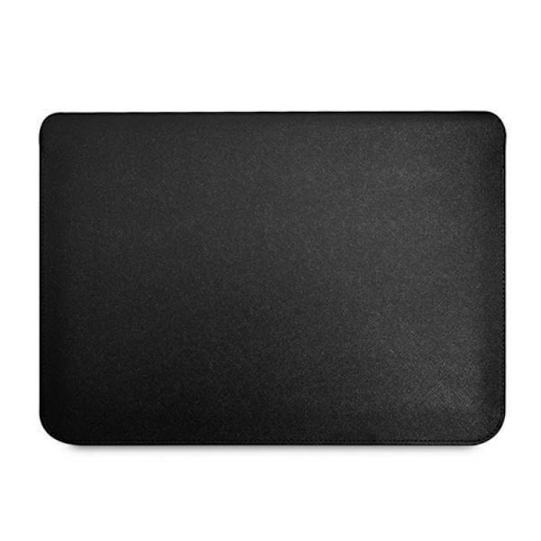 Guess Datorfodral 13/14'' Saffiano Triangle Logo - Svart