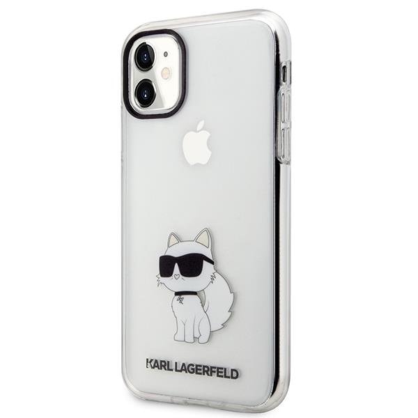 Karl Lagerfeld iPhone 11 / XR Mobilskal Ikonik Choupette - Transparent