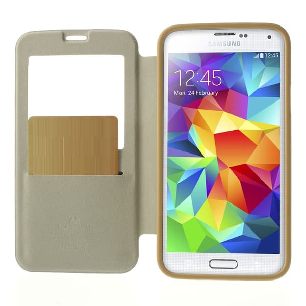 Mercury Bumper View till Samsung Galaxy S5 - Turkos Turkos