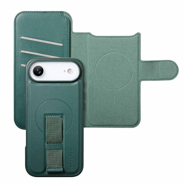CASENEO iPhone Air Plånboksfodral RFID Blocking Konstläder - Grön