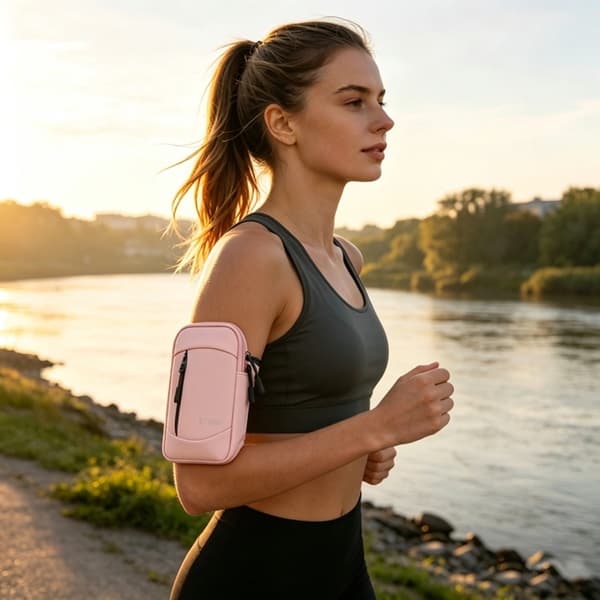 Tech-Protect Universal Sport Armband M6 - Rosa Rosa