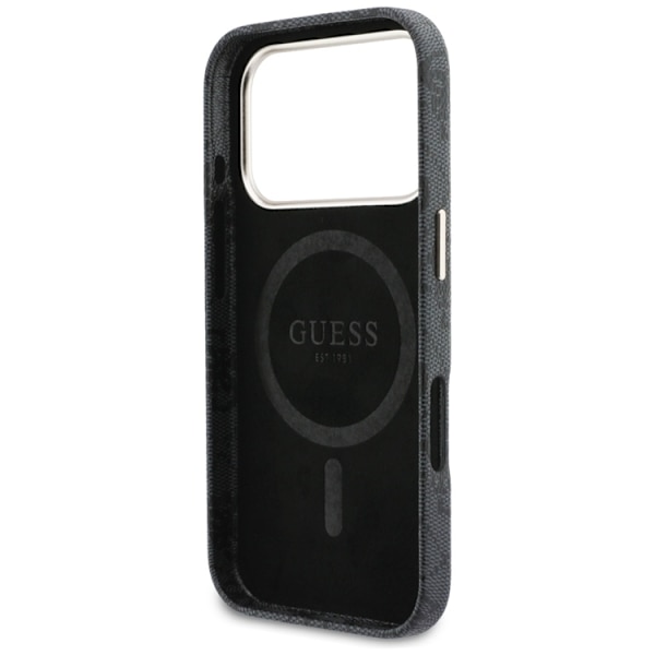 Guess  Mobilskal För iPhone 17 Pro MagSafe 4G Script - Svart Svart