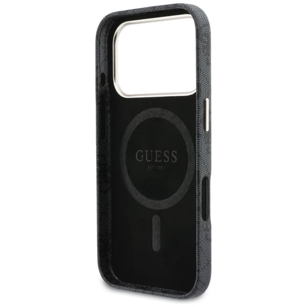 Guess telefontaske til iPhone 17 Pro MagSafe 4G Script - Sort Svart