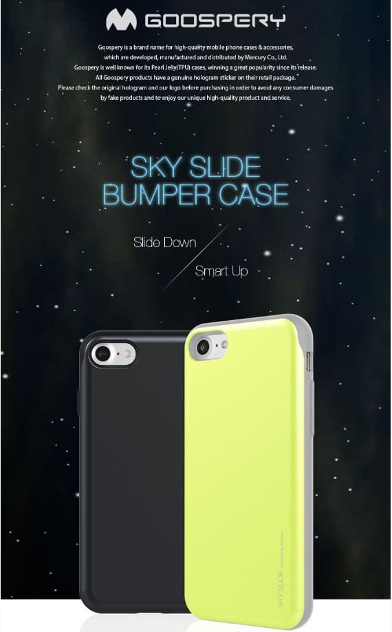 Mercury Sky Slide Skal till Samsung Galaxy S7 Edge - Silver Silver