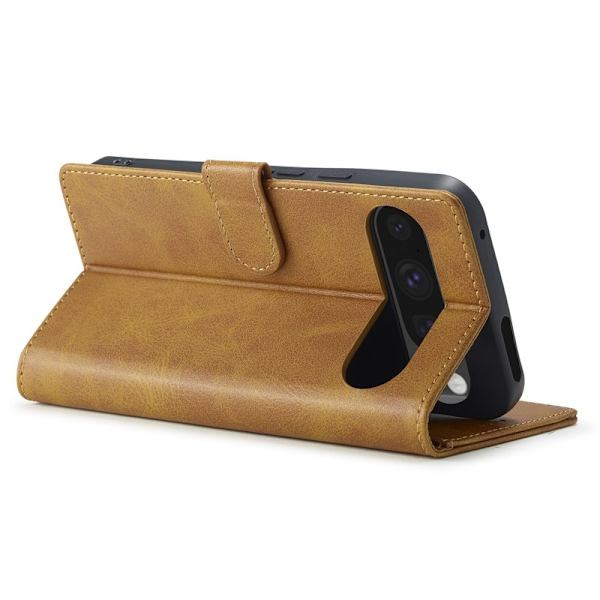LC.IMEEKE Google Pixel 9 Pro Plånboksfodral Shockproof Konstläder - Gul