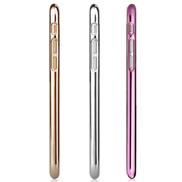 Comma BaksideSkal till Apple iPhone 6(S) Plus - Silver Blommor Silver