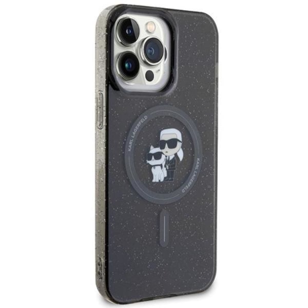 Karl Lagerfeld iPhone 15 Pro Max -puhelinkotelo Magsafe Glitter