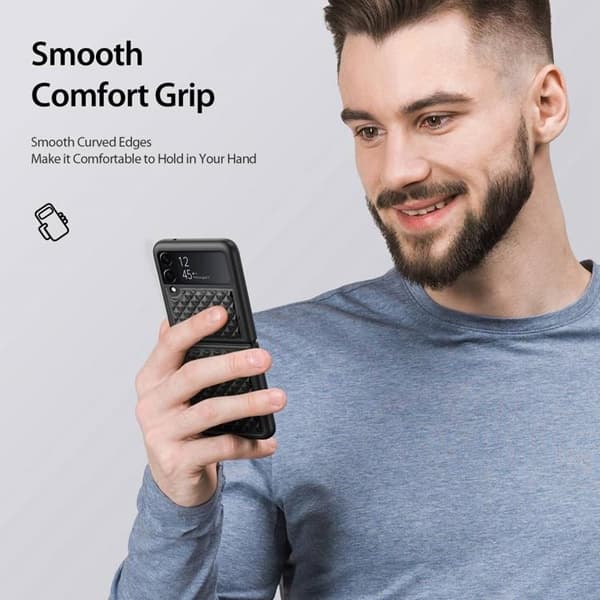 DUX DUCIS Galaxy Z Flip 4 -kuori Venice - Musta Black