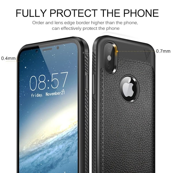 IVSO Gentry Taske til Apple iPhone XS/X - Sort Black