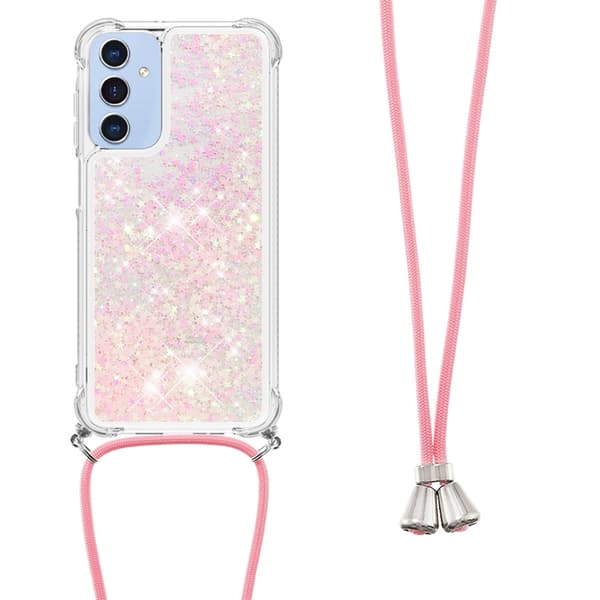 Mobilskal till Galaxy A17 / A26 med Snodd - Rosa / Pentagrams Rosa