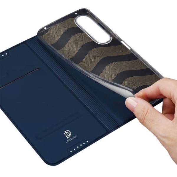 Dux Ducis Sony Xperia 1 V Wallet Case Skin Pro - sininen
