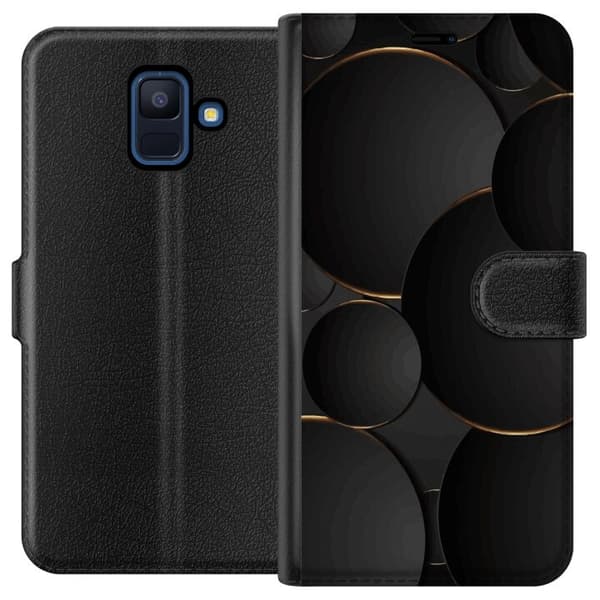 Plånboksfodral till Samsung Galaxy A6 (2018) med Lyxig Cirklar