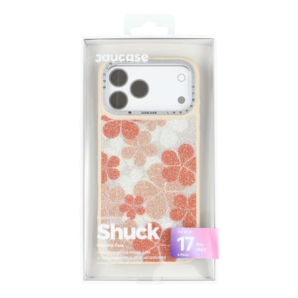 JAUCASE Mobilskal till iPhone 17 Pro MagSafe Flower - Vit Vit
