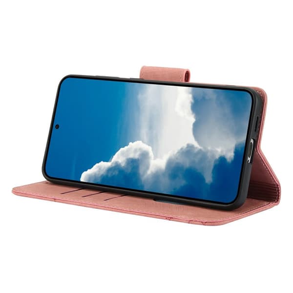 Plånboksfodral för Samsung Galaxy S26 Plus Konstläder - Rosa
