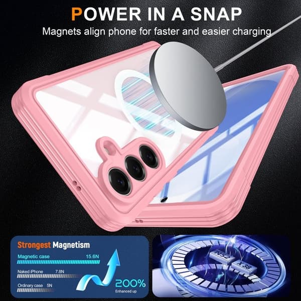 Mobilskal till Samsung Galaxy S26 / S26 Pro Plast Magnetiskt - Rosa