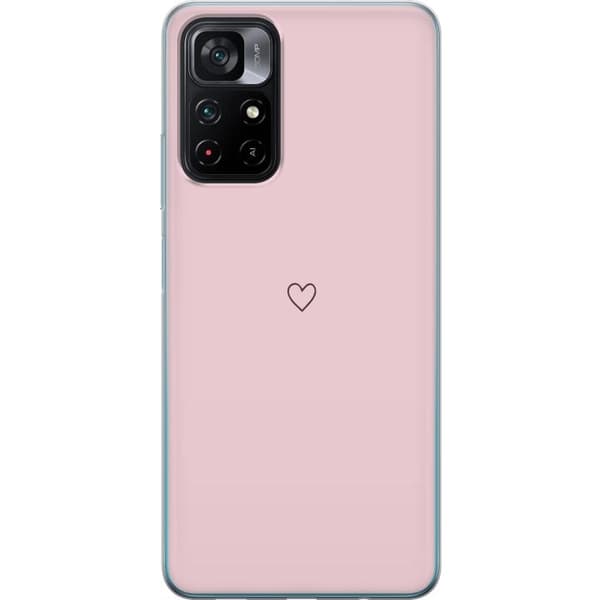 Mobilskal till Xiaomi Poco M4 Pro 5G med Litet Hjärta