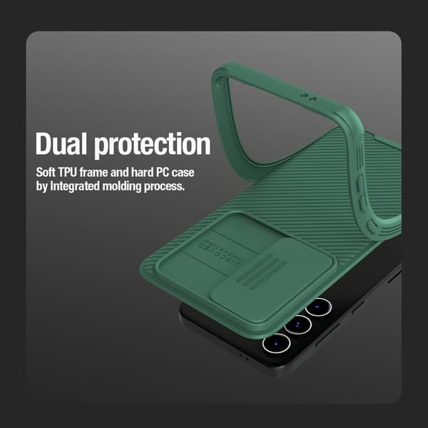 NILLKIN CamShield Pro Mobilskal för Samsung Galaxy S24+ - Grön