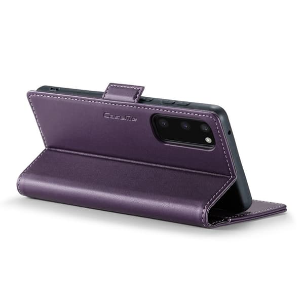 CASEME Plånboksfodral Konstläder för Samsung Galaxy S20 4G/5G - Lila