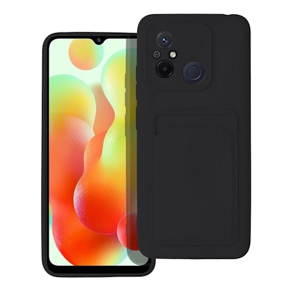 Xiaomi Redmi 12C Korthållare Mobilskal - Svart
