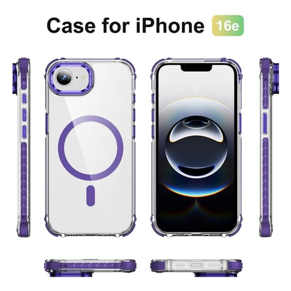 Mobilskal till iPhone 16e MagSafe Kickstand - Lila Lila