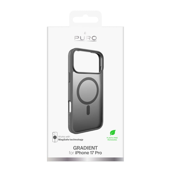 Puro Mobilskal till iPhone 17 Pro Magsafe Gradient TPU - Grå