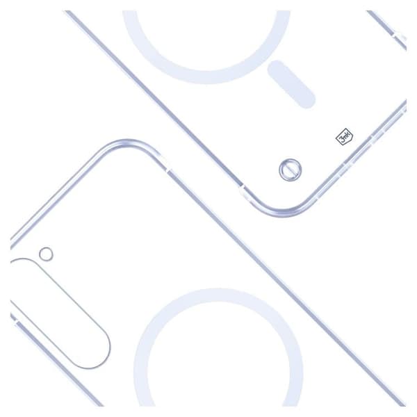 3MK Mobilskal till Galaxy S23 Plus MagSafe Just20g - Clear Transparent