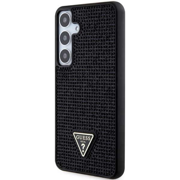 Guess Galaxy S24 Plus Mobilskal Rhinestone Triangle - Svart Svart