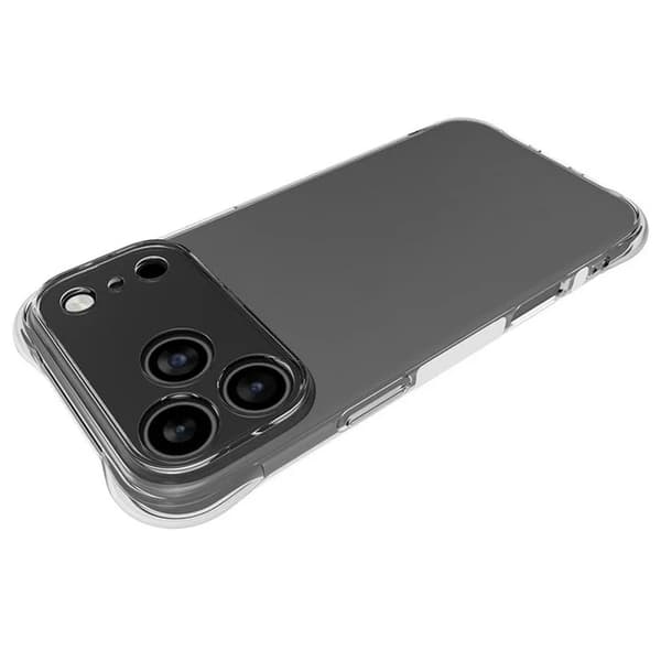 Mobilskal till iPhone 17 Pro TPU Non-Slip - Transparent