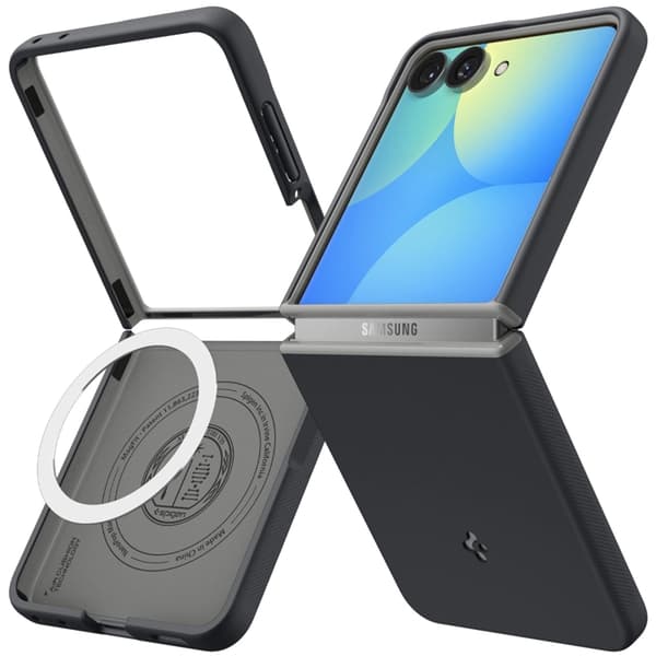 Spigen Mobilskal För Galaxy Z Flip 8 Magsafe Nano Pop - Svart Sesame