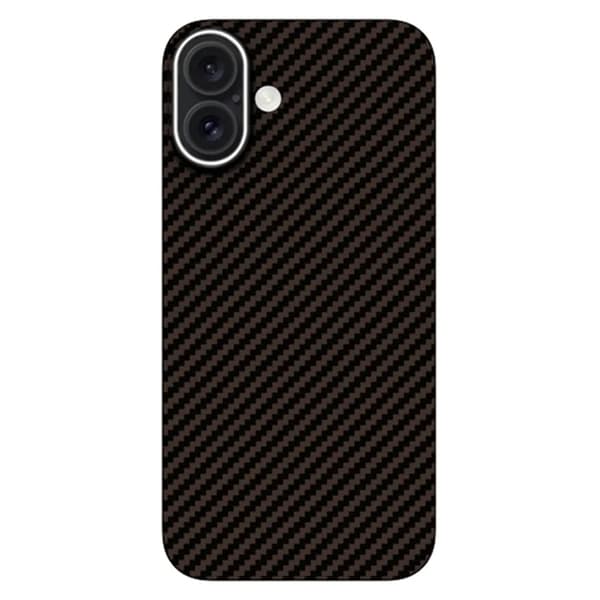 KZDOO Mobilskal till iPhone 16 Aramid Fiber - Brun Brun