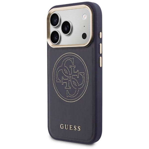 Guess Mobilskal För iPhone 17 Pro MagSafe Perforated 4G - Blå