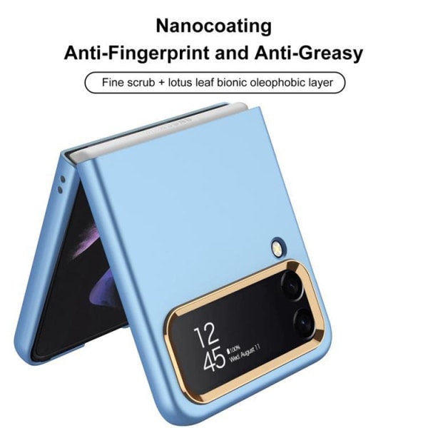 GKK Galaxy Z Flip 4 Case Ultra Thin - sininen