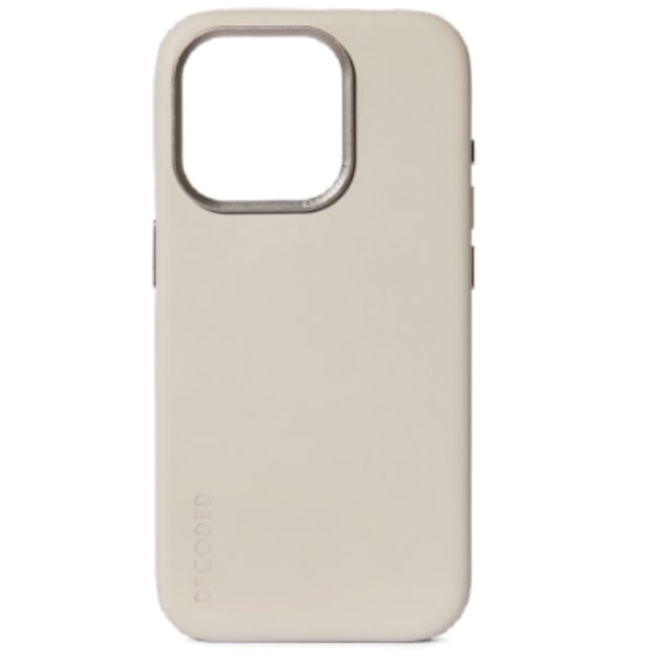 Decoded iPhone 15 Pro Mobilskal Magsafe Läder - Clay