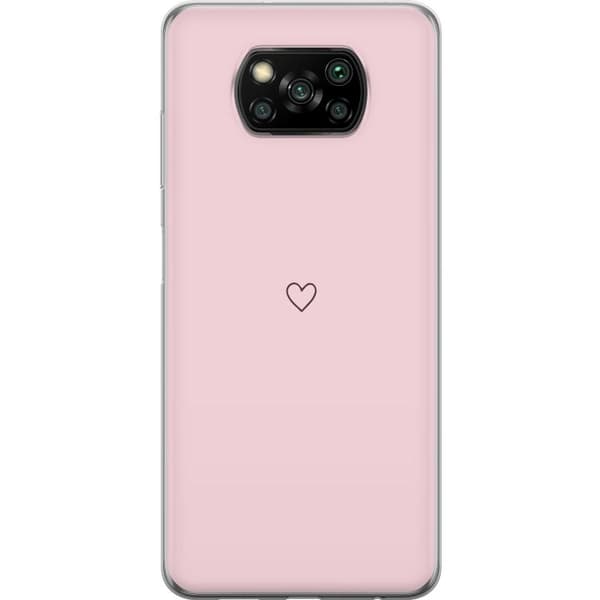 Mobilcover til Xiaomi Poco X3 NFC med Lille Hjerte