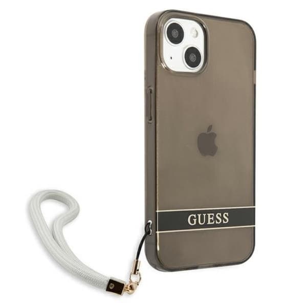 Guess iPhone 13 mini Skal Translucent Stap - Svart Svart