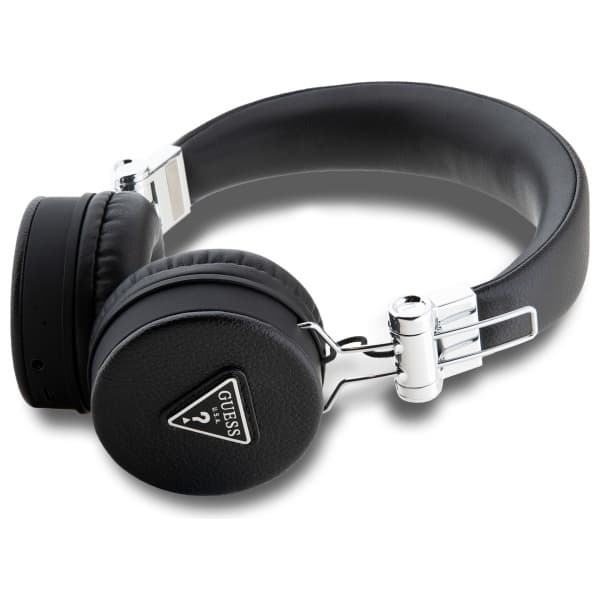 Guess On-Ear Hovedtelefoner Bluetooth ENC Kornet Klassisk Rund Form - Sort Black