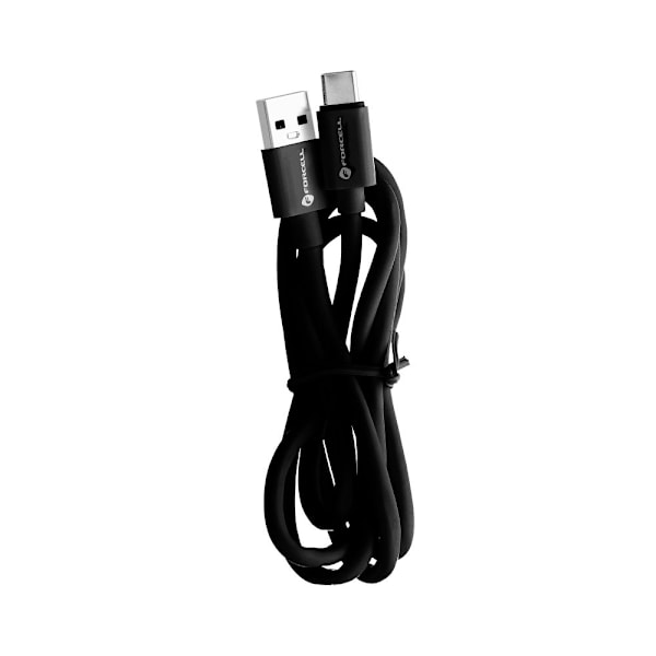 FORCELL USB-C till USB-A kabel 3.0 3A C398 TUBE svart 1m Svart