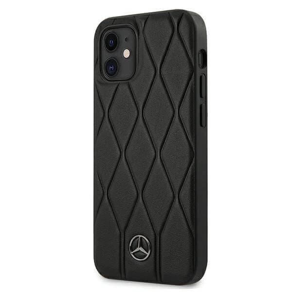 Mercedes Cover til iPhone 12 mini 5,4\" Wave Line Sort Black