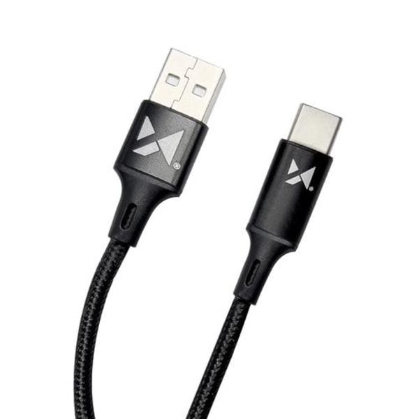 Wozinsky USB-C kaapeli 1m - musta Black