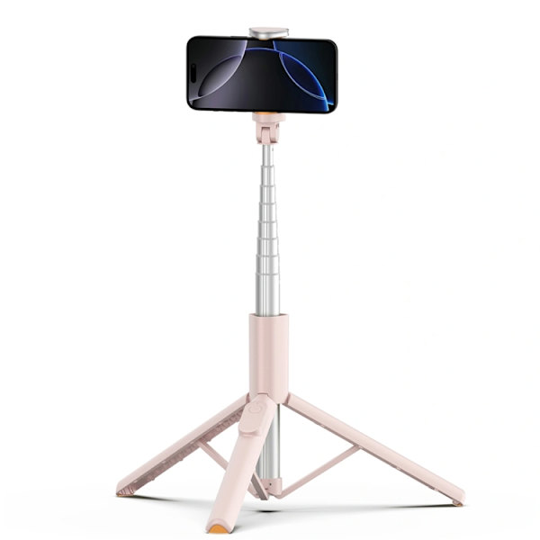 Tech-Protect Bluetooth Selfie Stick Tripod - Rosa Rosa