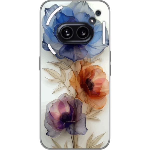 Mobilskal till Nothing Phone (2a) med Silkesblommor