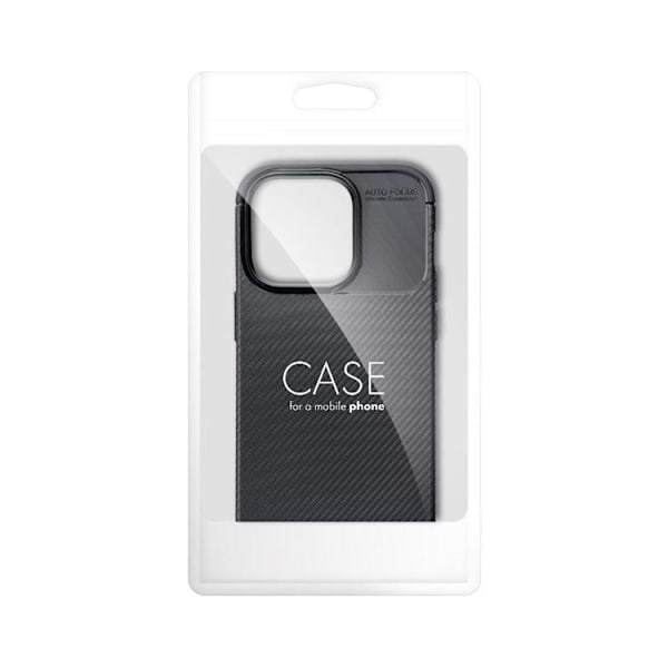 Telefontaske til iPhone 15 Pro Carbon Premium - Sort Black
