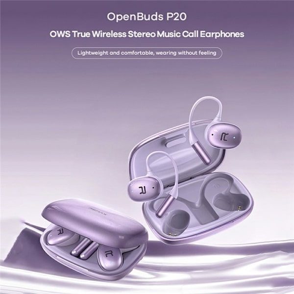 REMAX TWS In-Ear Hörlurar Bluetooth ANC Openbuds P20 - Vit Vit