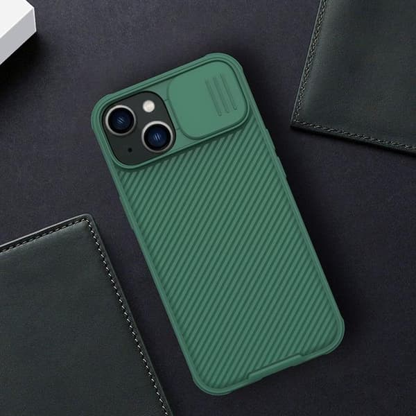 Nillkin iPhone 14 Plus Skal CamShield Pro (PC Och TPU) - Grön Grön