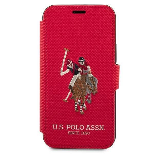 US Polo Polo Embroidery Collection Cover iPhone 12 Mini - Rød Red
