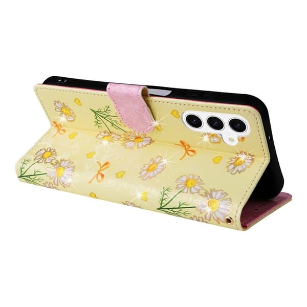 ABEEL Mobilskal till Samsung Galaxy S26 / S26 Pro RFID-Skydd - Gul Daisy