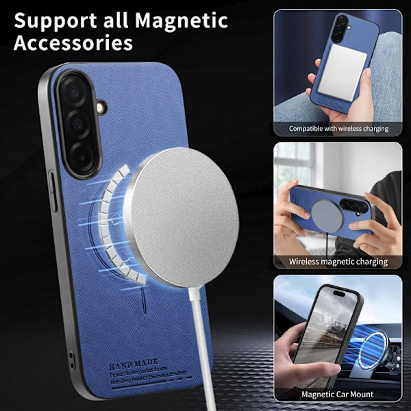 Mobilskal för Samsung Galaxy S26 Plus Magnetiskt PC + TPU - Blå
