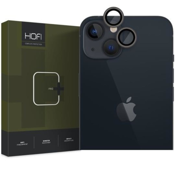 Hofi iPhone 15 Plus/15 kameralinsecover i hærdet glas - sort